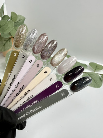 KLIO  Гель-лак кошачий глаз + жидкая фольга + светоотрающий   8мл   TREND COLLECTION   №48