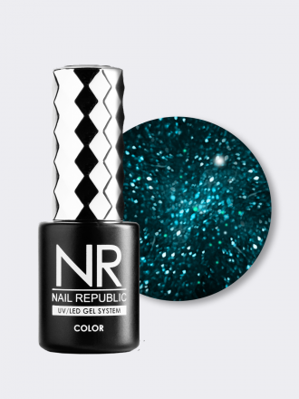 NAIL REPUBLIC   #399 Oasis   10мл   Гель-лак с шиммером