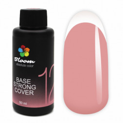 BLOOM   Base Strong COVER   #12   50мл (бутылка)   База камуфлирующая жесткая